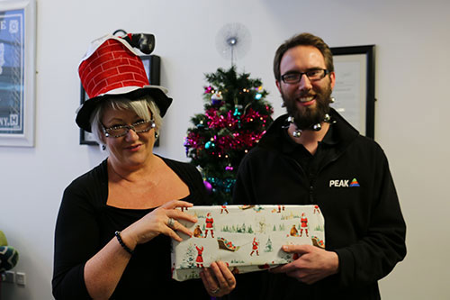 Christmas beard winner