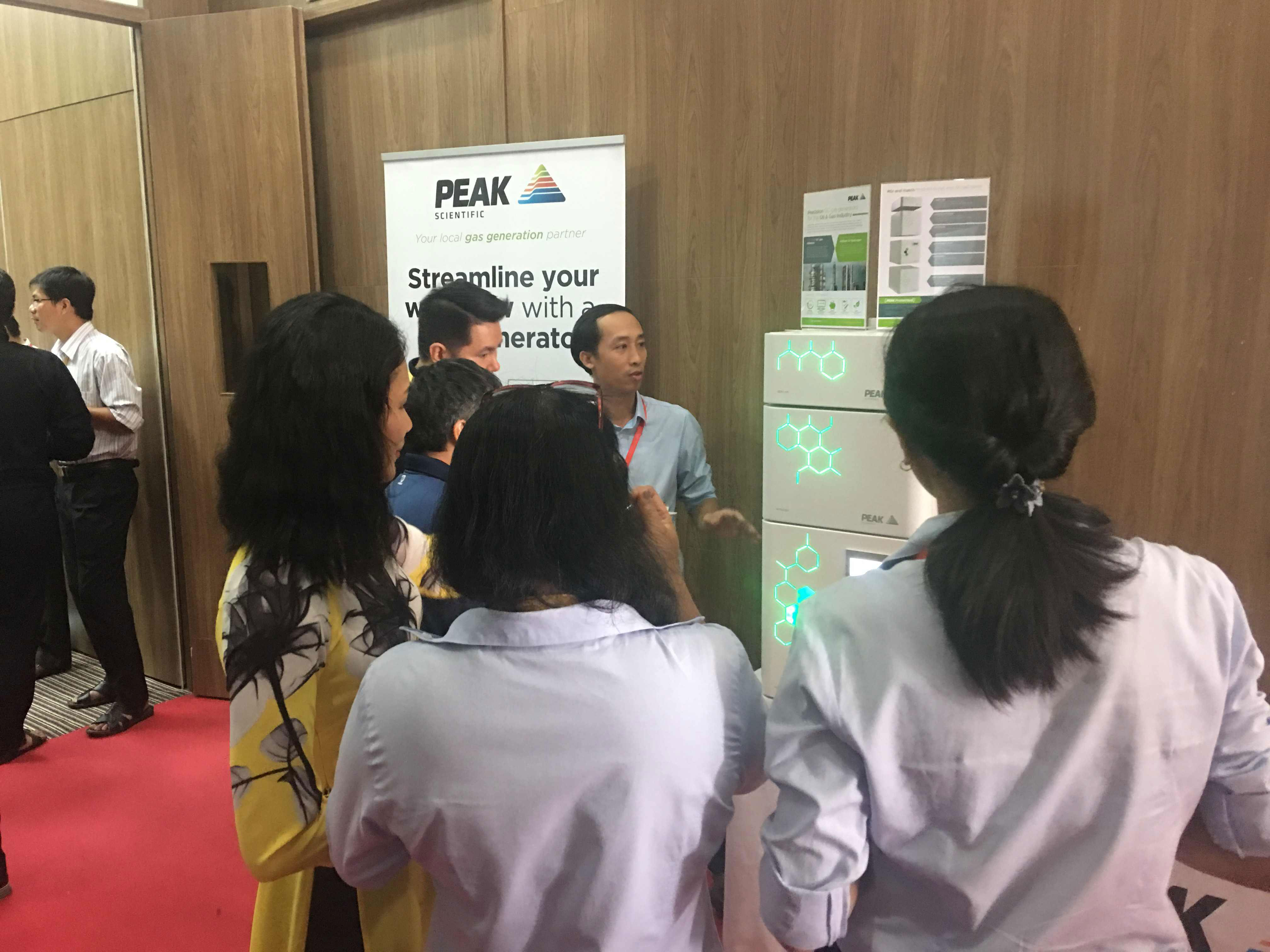 peak precision booth showcase