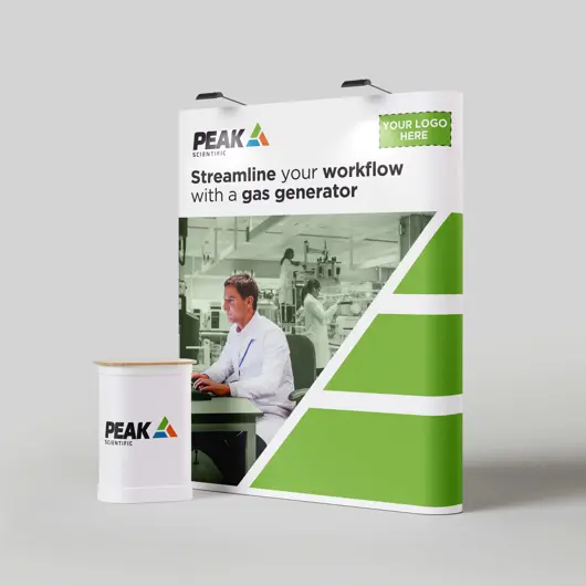 Free Straight Popup Stand Mockup 3