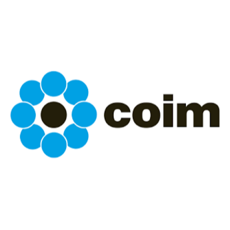 White COIM Logo