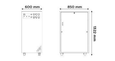 Genius Nitrogen Generator 3030, 31 Dimensions