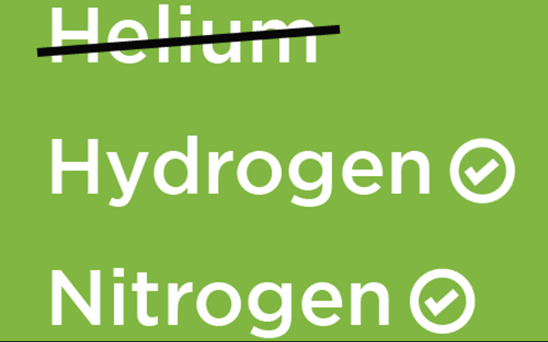 Gas Chromatography Method List alternative to Helium