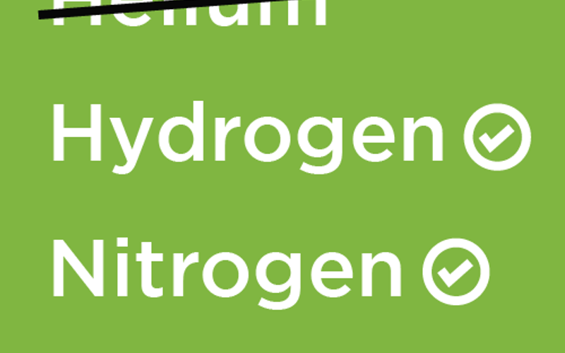 Gas Chromatography Method List alternative to Helium