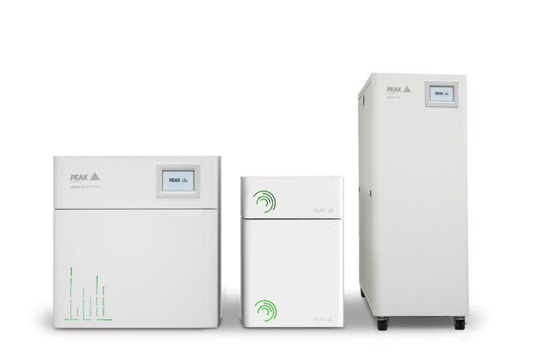 PEAK's Genius XE, Solaris XE & Infinity XE membrane nitrogen generators