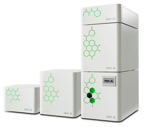 Precision range of nitrogen, hydrogen and zero air gas generators for GC